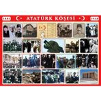 Prime Concept Atatürk'ün Okul Hayatı Afişi (Vinil) 50X70 cm - tek ebat