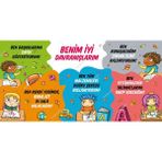 Prime Concept Davranış Biçimleri Eğitim Okul Posterleri Tablo Afiş 120X240 cm - - tek ebat