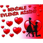 Prime Concept Evlilik Teklifi Afiş Benimle Evlenir Misin Pankart Poster Branda Vinil Afiş 100 x 80 cm - tek ebat