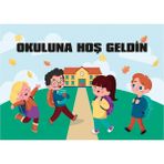 Prime Concept Okuluna Hoşgeldin Afişi - tek ebat