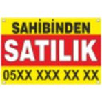 Prime Concept Sahibinden Satılık Branda Afiş Pankart 100X100CM - tek ebat
