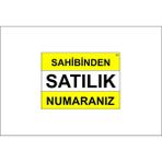 Prime Concept Sahibinden Satılık Branda Afiş Pankart 35 cm X50 cm - tek ebat