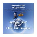 Prime Djı Osmo 360 Adventure Combo - 1 Inç Sensörlü 360 Derece Kamera, Yerel 8K-360° Video, 120MP Panoramik Fotoğraflar, 100 Dakika 8k Kayıt, Seyahat ve Spor Için Aksiyon ve Vlog Kamerası - Option-1