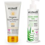 Prime Ecowell Organik Yaz Koruma Paketi (Güneş Kremi + Aloevera Jel) - Option-1