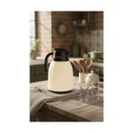 Prime Elantra Cam Termos Krem 1 Litre - -- - 000-Siyah