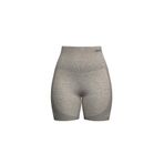 Prime FIT - Bej Yüksek Bel Seamless Push-Up Toparlayıcı Şort Tayt (Bej, S)