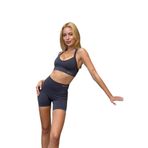 Prime FIT - Füme Yüksek Bel Seamless Push-Up Toparlayıcı Şort Tayt (Füme, XS)