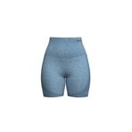 Prime FIT - Mavi Yüksek Bel Seamless Push-Up Toparlayıcı Şort Tayt (Mavi, L)