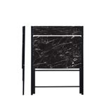 PRİME HOME Katlanır Çalışma Masası Bilgisayar / Laptop Masası 75 cm, Mermer