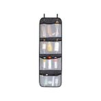 Prime Keçe Kapı Arkası Organizer – 4 Bölmeli, Fileli Düzenleyici - (DipCamo)Charcoal-White