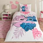 Prime Lilo & Stitch Çizgi Film Karakteri Pamuk Nevresim Takımı, Çok Renkli, Tek Kişilik - 001-Renkli - 100 x 100 cm