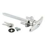 Prime-Line GD 52169 araçla kurşun kullanıcıların T-Griff, 5/16 in. X 4 – 5/8 in. kare basınçlı döküm şaft, konstrüksiyon, krom