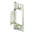 Prime-Line Prime Line ürünler N 7273 Doppelfalttuer menteşe, 3, çelik, nikel kaplama, NON-Mortise (2 adet)