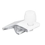 Prime-Line Prime Line ürünler T 8727 kaplaması ile 5/16 inç Storm Door panel klips, kendinden kilitlenir vida, beyaz, (8 adet)