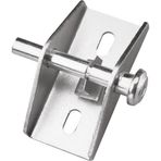 Prime-Line ürünleri U 9853 Push/Pull sürgülü kapı kilit, alüminyum Finish