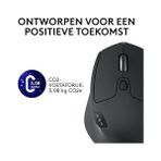 Prime M720 Triathlon Windows/mac Için Kablosuz Mouse (Bluetooth, Unifying, Easy-Switch - Üç Cihaz Arasında Kolayca Geçiş Sağlar) Siyah