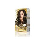 Prime Maxx Deluxe Serisi 24K Altın Parçacıklı Serum ile 1 Kutu 2 x 50 ml ve Geliştiriciler Saç Boyası (Açık Kahve 5.0)