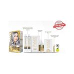Prime Maxx Deluxe Serisi 24K Altın Parçacıklı Serum ile 1 Kutu 2 x 50 ml ve Geliştiriciler Saç Boyası (Füme Gri 0.01) - 0 - Siyah