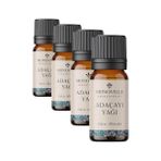 Prime Monoville Adaçayı (Acı Elma) Uçucu Yağı 10 ML%100 Saf ve Doğal (Oil) (4 Paketi) - 001-Renkli - 100 x 100 cm