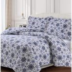 Prime Nevresim TAKIMI,%100 Pamuk Flanel, Kar Taneleri, - 001-Renkli - 100 x 100 cm