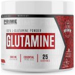 Prime Nutrition L-Glutamin 125 gr Toz Formda Hızlı Emilim Sağlayan Vegan Ürün