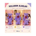 Prime Özgüner Oyuncak Papyonlu Dev Pelüş Ayıcık,sevgiliye Hediye Ayıcık - Ahşap