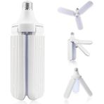 Prime Pervane Şeklinde Katlanabilir-Açısı Ayarlanabilir 45W Beyaz LED Ampul - 40 - 50 W