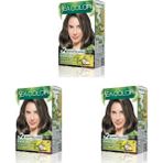 Prime Sea Color Amonyaksız, Vegan, Doğal, Besleyici Kalıcı Saç BOYASI%100 Beyaz Kapama (1 Paket 2 x 50 ml Boya & Oksidan) (Kumral 7.0) (3 Paketi)