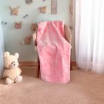 Prime Sleeks Bebek Battaniyesi 100X120CM Polyester Çocuk Battaniyesi - Pembe - 100 x 120 cm