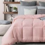Prime Sleeks Özdilek Microsoft Çift Kişilik Yorgan, %100 Pamuk Kumaş 195X215 cm - 195 x 215 cm - Pembe