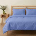 Prime Sleeks Tek Kişilik %100 Pamuk Nevresim Takımı 160 x 220 Cm, Lastikli Çarşaflı Set, Okyanus
