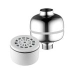 Prime Spa Aquacare By 1139 Yedek Tek Kullanımlık 3 Kademeli Kartuş Gelişmiş Yüksek Yoğunluklu Süper Kompakt Evrensel Duş Filtresi Veya Filtreli Duş Başlıkları/el Duşları ile Kullanım Için - Option-1