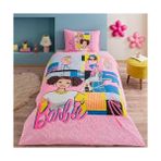 Prime Taç Bright Standart Pamuk Nevresim Takımı, Pembe, Tek Kişilik - 001-Renkli - 100 x 100 cm