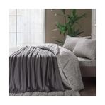 Prime Taç DÜZ%100 Pamuk Nevresim Takımı, Gri, Tek Kişilik - 001-Renkli - 100 x 100 cm