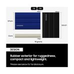 Prime Taşınabilir T7 SSD Shield, USB 3.2 Gen 1 Tb, 1.050 Mb/sn Okuma, 1.000 Mb/sn Yazma, Bej, MU-PE1T0K/WW