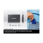 Prime Taşınabilir T7 Ssd, USB 3.2 Gen 1 Tb, 1.050 Mb/sn Okuma, 1.000 Mb/sn Yazma, Mavi, MU-PC1T0H