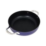 Prime Titanium 20CM Tencere, Çelik Kulp, Özel Çerçeveli Cam Kapak Metalik Mavi - (No Color) - Option-1