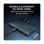 Prime Usb-C - Hdmı, Gigabit Ethernet, 3,5 mm Ses Bağlantı Noktası, Usb-A ve -C ile 11 Bağlantı Noktası, Windows ve Mac ile Uyumlu (4k ile Ekran Çıkışı, 7.1 Surround Ses) Siyah