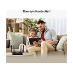 Prime Wifi AX3S, Wi-Fi 6 AX3000 Gigabit Çift Bant Kablosuz Yönlendirici, 4 Adet Otomatik Uyarlanan Wan/lan Ge Portu, Wi-Fi Güçlendirici, Homesec™ Ağ Güvenliği, Siyah