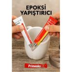 Primeaks Güçlü Epoksi Yapıştırıcı – Metal, Seramik, Ahşap, Plastik, Cam Tamir Yapıştırıcısı 2 Bileşenli