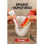 Primeaks Güçlü Epoksi Yapıştırıcı – Metal, Seramik, Ahşap, Plastik, Cam Tamir Yapıştırıcısı 2 Bileşenli