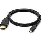 Primex Px-1121-10 Micro Hdmi To Hdmi Kablo, 10 Metre 1080P Full Hd Hdmi Görüntü Ses Aktarım Kablosu, Micro Hdmi Type-D Kamera Tablet Mini Laptop Raspberry Pi Tv Monitör Projeksiyon Bağlantı Kablos
