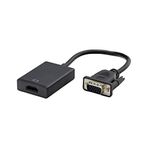 PrimeX PX-1250 VGA to HDMI Full HD Görüntü Çevirici Aparat, Analog Erkek to Hdmi Dişi Aktif Dönüştürücü, PC Laptop Notebook VGA Çıkışından HDMI TV Monitör Projeksiyon Bağlantı Adaptörü