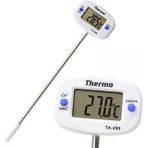 Primex Px-60 Dijital Mutfak Termometresi, -50°C +300°C Paslanmaz Çelik Problu Gıda Termometresi, Yemek Et Tavuk Balık Süt Su Çikolata Şekerleme Mangal Bbq İçin Lcd Ekranlı Sıcaklık Ölçer