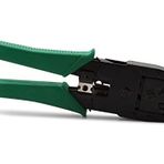 PrimeX PX-8045 RJ45 RJ12 RJ11 Üçlü Jack Çakma Pense, 8P8C RJ45 6P6C RJ12 6P4C RJ11 Uyumlu Network Telefon Kablo Sıkma Pensesi, Kablo Kesme Soyma Özellikli Modüler Konnektör Pense