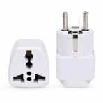 PrimeX PX-AMC1 Universal Priz Dönüştürücü, Amerikan Priz ve İngiliz Priz Türk Çevirici Adaptör, US/UK to EU Türk Fiş Adaptörü Seyahat Tipi Çevirici