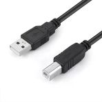 Primex Px-Y3 3 Metre Siyah Usb Yazıcı Kablosu, Usb B Yazıcı Kablosu, Tüm Usb-B Giriş Yazıcılar İle Uyumludur