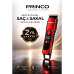 Princo Prınco Profesyonel Saç Sakal Tıraş Makinesi PR-514 - Kırmızı