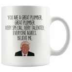 print dore Funny Plumber Gift, Plumber Trump Mug, Gift for Plumber, Plumber Gift Idea, Funny Gag Gift, Coffee Mug, Gift for Men, Plumber Birthday Gift