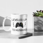 print dore New Husband Mug, Husband To Be, Engagement Gift, Groom Gift, Gifts for Fiance, Fiancé Gift for Him, Gift from Bride